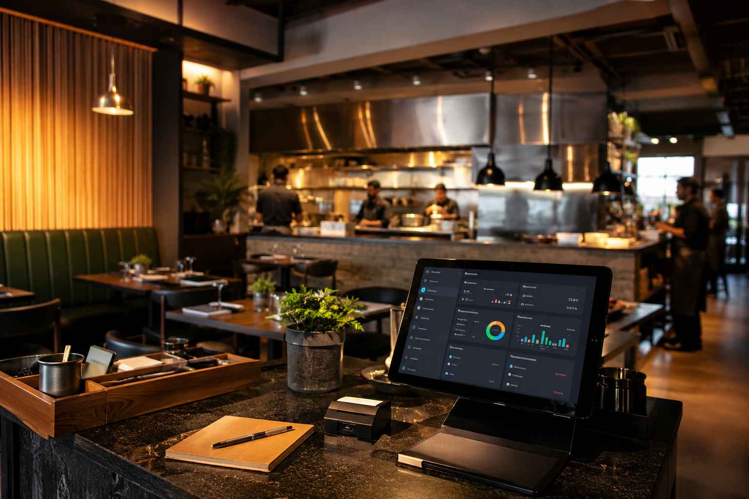 Restaurant ERP Mobile Dashboard