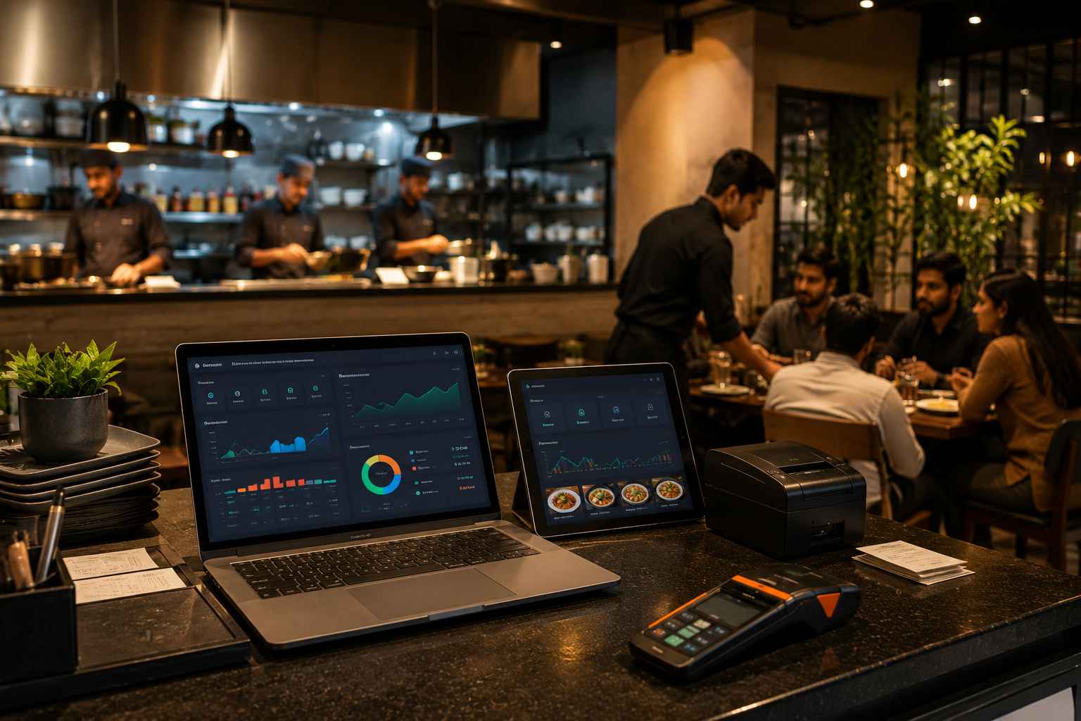 Hotel Management System Dashboard Screen