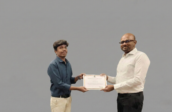 Artificial Intelligence and Machine Learning Course Completion Certificate - G2G Technologies Tirunelveli